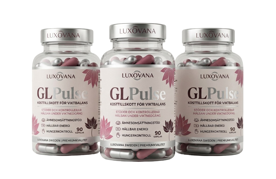 Paket med tre burkar GLPulse