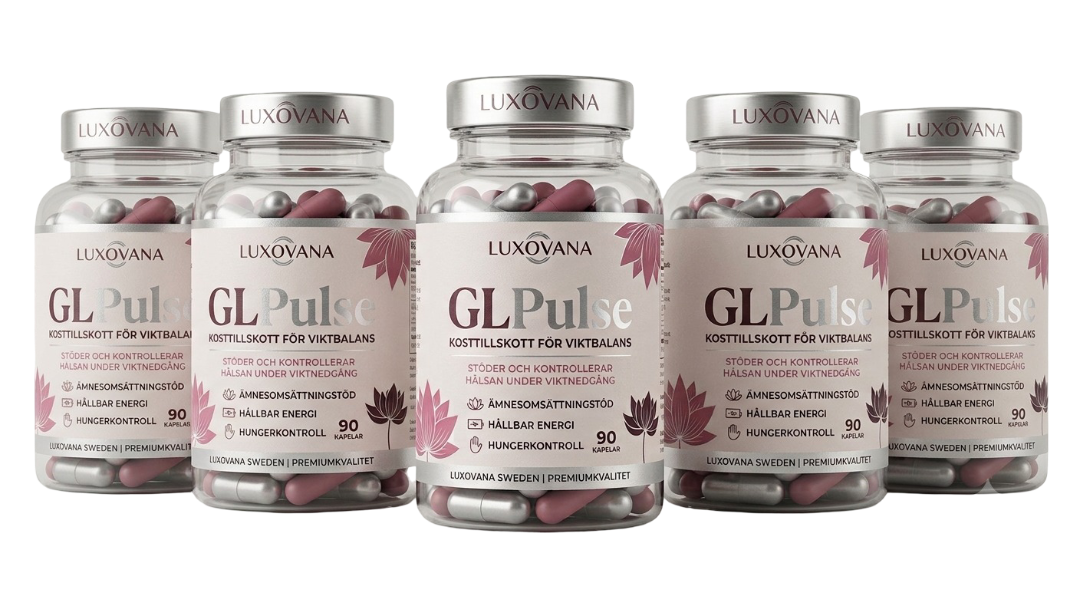 Paket med fem burkar GLPulse